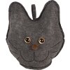 Clayre & Eef TW0619 Decorazione Gatto Grigio 20x14x22 cm