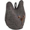 Clayre & Eef TW0619 Decorazione Gatto Grigio 20x14x22 cm