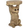 Clayre & Eef 6PR5103 Tavolo per piante color oro 25x23x36 cm Stile Country