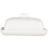 Clayre & Eef 6CE2045 Burriera in ceramica bianca 9x8x5 cm