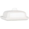 Clayre & Eef 6CE2045 Burriera in ceramica bianca 9x8x5 cm