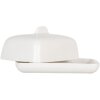 Clayre & Eef 6CE2045 Burriera in ceramica bianca 9x8x5 cm