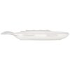 Clayre & Eef 6CEBO0196 Ciotola Pesce in ceramica bianca 30x15x3 cm 150 ml