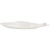 Clayre & Eef 6CEBO0199M Ciotola Pesce in ceramica bianca 39x21x4 cm 550 ml