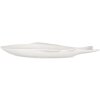 Clayre & Eef 6CEBO0199S Ciotola Pesce in ceramica bianca 36x18x4 cm 375 ml