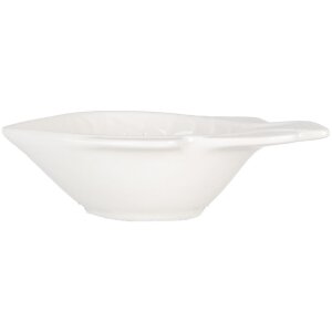 Clayre & Eef 6CEBO0205M Ciotola a forma di pesce Bianco 12x8x4 cm 50 ml