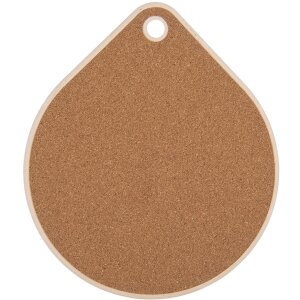 Clayre & Eef 6CE2060 Tappetino per padella in ceramica beige arancione 20x23 cm