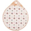 Clayre & Eef 6CE2062 Tappetino in ceramica beige 20x23 cm Stile country