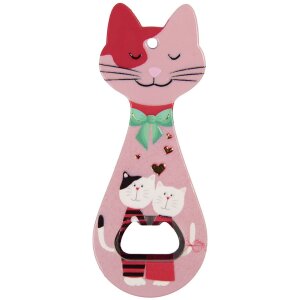 Clayre & Eef 6CE2067 Apribottiglie in ceramica rosa...
