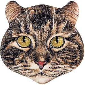 Clayre & Eef 6CE2069 Magnete testa di gatto in...
