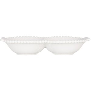 Clayre & Eef 6CEBO0202M Ciotola Bianca 18x7x3 cm 75...