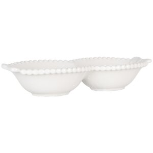 Clayre & Eef 6CEBO0202M Ciotola Bianca 18x7x3 cm 75...