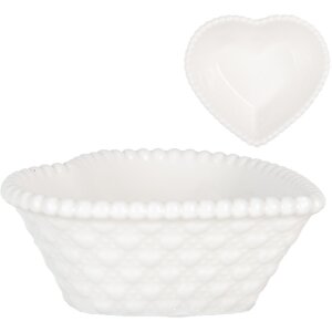 Clayre & Eef 6CEBO0203S Ciotola a cuore in ceramica...