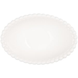 Clayre & Eef 6CEBO0204 Ciotola bianca 12x8x4 cm 75 ml