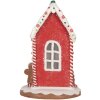 Clayre & Eef 66031 Casa decorativa con LED 14x14x22 cm Casa di Natale