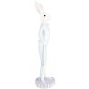 Clayre & Eef 6PR5199 Decorazione Coniglio Bianco Blu Ø 10x40 cm