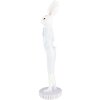 Clayre & Eef 6PR5199 Decorazione Coniglio Bianco Blu Ø 10x40 cm