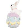 Clayre & Eef 6PR5210 Decorazione Coniglio su uovo 9x9x17 cm