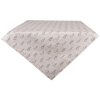 Clayre & Eef BNS01 Tovaglia 100x100 cm Beige Grigio Motivo coniglio Casa di campagna