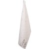 Clayre & Eef BNS42 Asciugamano da cucina 50x70 cm Beige Grigio Motivo coniglietto Casa di campagna