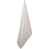 Clayre & Eef BNS42-1 Asciugamano da cucina 50x70 cm Beige Grigio Cotone Stile Country