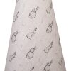 Clayre & Eef BNS42-1 Asciugamano da cucina 50x70 cm Beige Grigio Cotone Stile Country