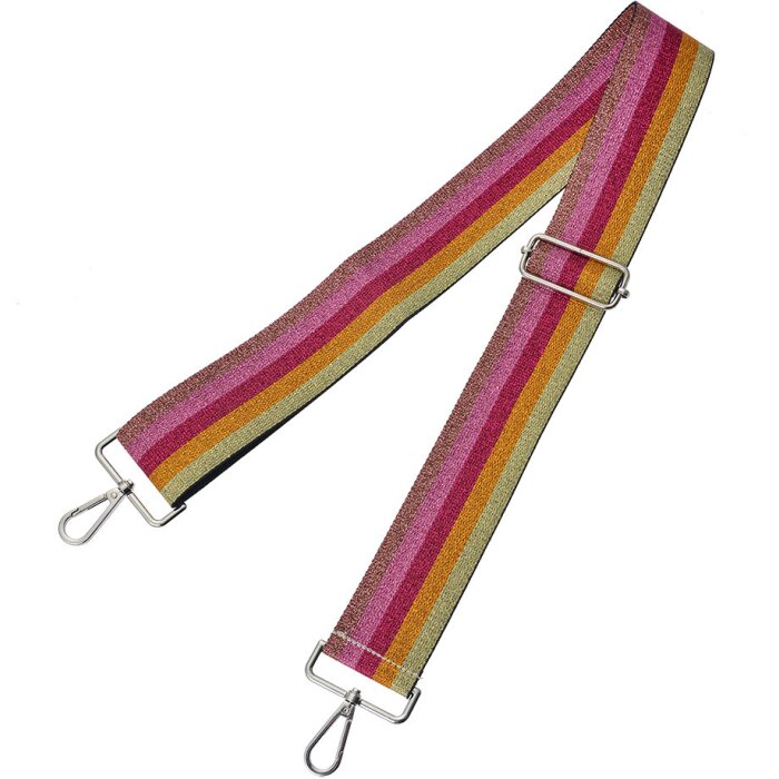 Juleeze JZBS0002 Borsa tracolla rosa oro arancio 5x140 cm regolabile