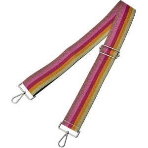 Juleeze JZBS0002 Borsa tracolla rosa oro arancio 5x140 cm...