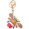 Juleeze JZKC0177 Portachiavi ape look oro con strass 6x2x8 cm