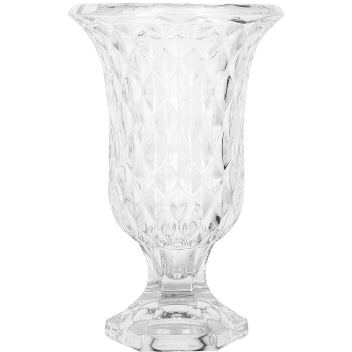 Vaso in vetro Clayre & Eef Ø 15x23 cm trasparente Design elegante