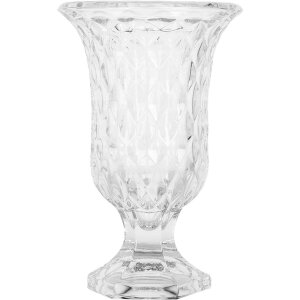 Clayre & Eef 6GL5030 Vaso in vetro trasparente...