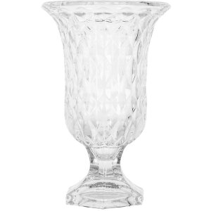 Clayre & Eef 6GL5030 Vaso in vetro trasparente...