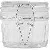 Clayre & Eef 6GL5034 Vasetto con coperchio 10x7x6 cm in vetro stile country