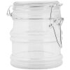 Clayre & Eef 6GL5035 Vasetto con coperchio 9x8x9 cm in vetro stile country