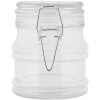 Clayre & Eef 6GL5035 Vasetto con coperchio 9x8x9 cm in vetro stile country