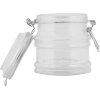 Clayre & Eef 6GL5035 Vasetto con coperchio 9x8x9 cm in vetro stile country