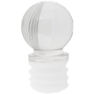 Clayre & Eef 6GL5037 Caraffa in vetro Ø 7x11 cm 100 ml Trasparente