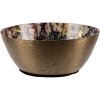 Clayre & Eef 65883 Candeliere oro 11 cm floreale in ferro
