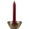 Clayre & Eef 65883 Candeliere oro 11 cm floreale in ferro