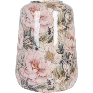 Clayre & Eef 65885 Vaso decorativo Grigio Rosa Ferro...