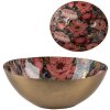Clayre & Eef 65898 Ciotola Ferro Rosa Oro 16x14x6 cm Elegante ciotola da portata