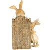 Clayre & Eef figurina decorativa coniglio stile country in poliresina 12x11x17 cm Beige