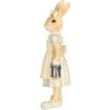 Clayre & Eef 6PR5455 Coniglio decorativo beige giallo 8x5x15 cm Decorazione pasquale
