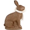 Clayre & Eef figurina di coniglio in stile country in poliresina marrone bianco 9x4x13 cm