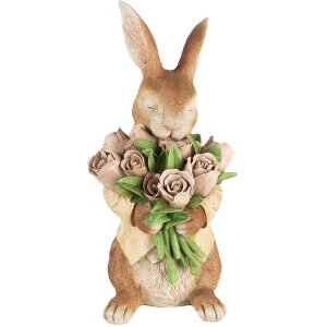 Clayre & Eef Decorazione Coniglio in Poliresina...