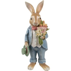 Clayre & Eef figurina decorativa coniglio stile...