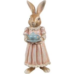 Clayre & Eef Decorazione Coniglio in poliresina...