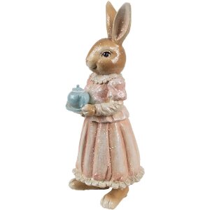 Clayre & Eef Decorazione Coniglio in poliresina...