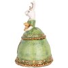 Clayre & Eef Portagioie Coniglio Beige Verde 18x15x24 cm