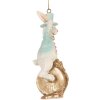 Clayre & Eef 6PR5711 Decorazione pendente coniglio 4x4x10 cm